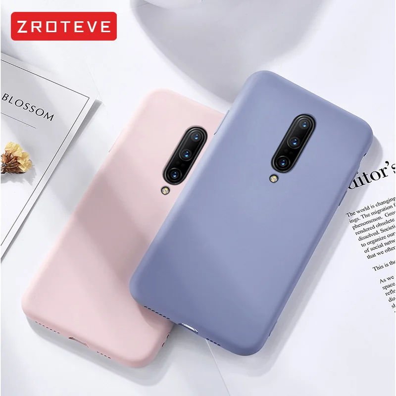 ZROTEVE чехол One Plus 7 Pro Чехол тонкий из ТПУ мягкий OnePlus жидкий силиконовый для задней