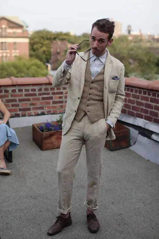 

Latest Coat Pant Designs Beige Linen Beach Men Suit Slim Fit 3 Piece Tuxedo Custom Groom Blazer Terno Masculino Jacket+Pant+Vest