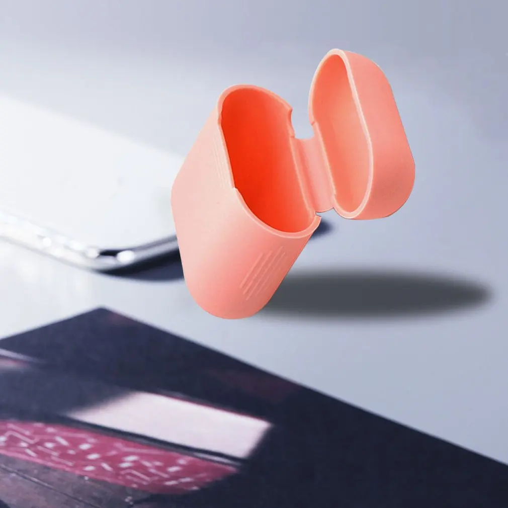 Чехол для airpods, защита от пыли, аксессуары, силиконовый чехол для iphone airpods, чистый/кожа, TPU, 17 цветов, беспроводные наушники airpods