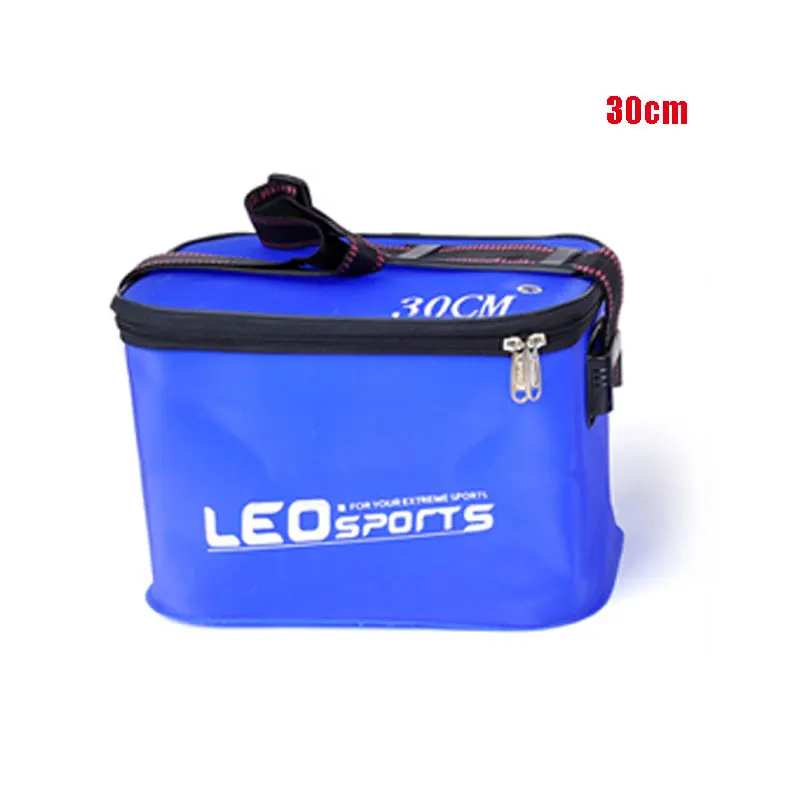 blue 30cm 30/40/45 см Портативный сумки для рыбалки одежда ведро на открытом воздухе Шестерни ева рыбалка ведро складной Портативный Кемпинг Пеший Туризм EVA ведро - Цвет: blue 30cm