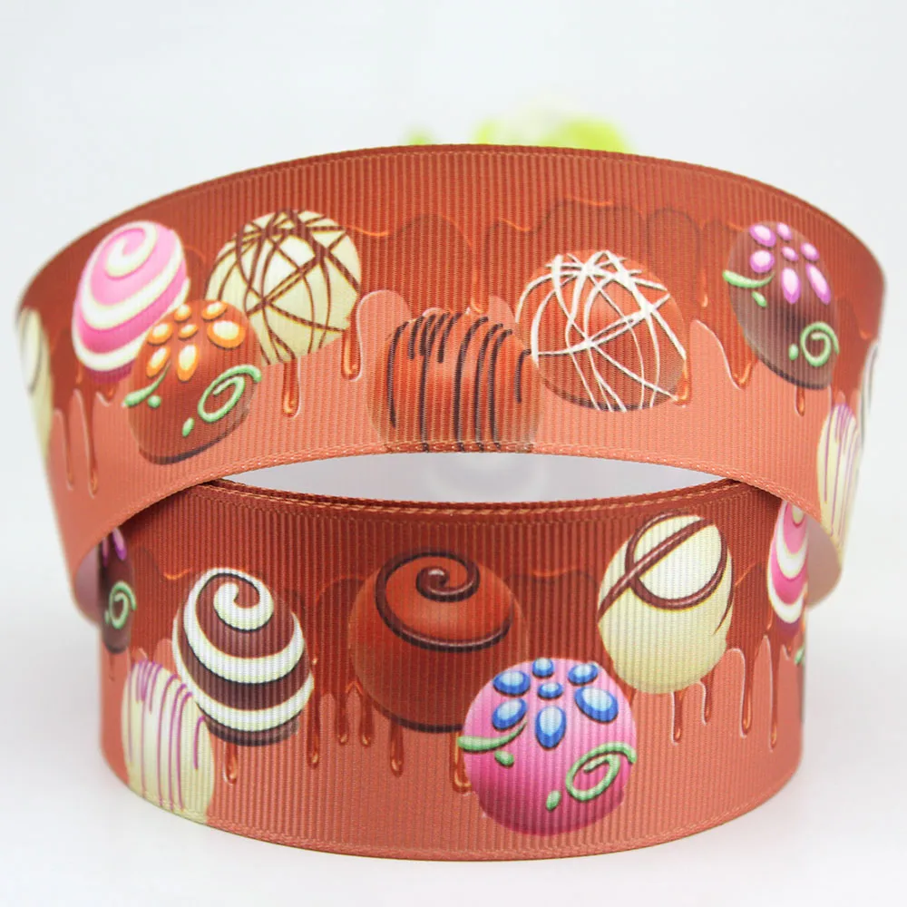 

Lovely 1-1/2" cartoon candy print grosgrain ribbon 38mm printed DIY girls hair accessories ribbons gift wrapping webbing