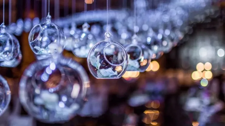 

Wedding Centerpiece Transparent Acrylic Hanging Ball For Wedding Props Christmas Decoration Event Supplies