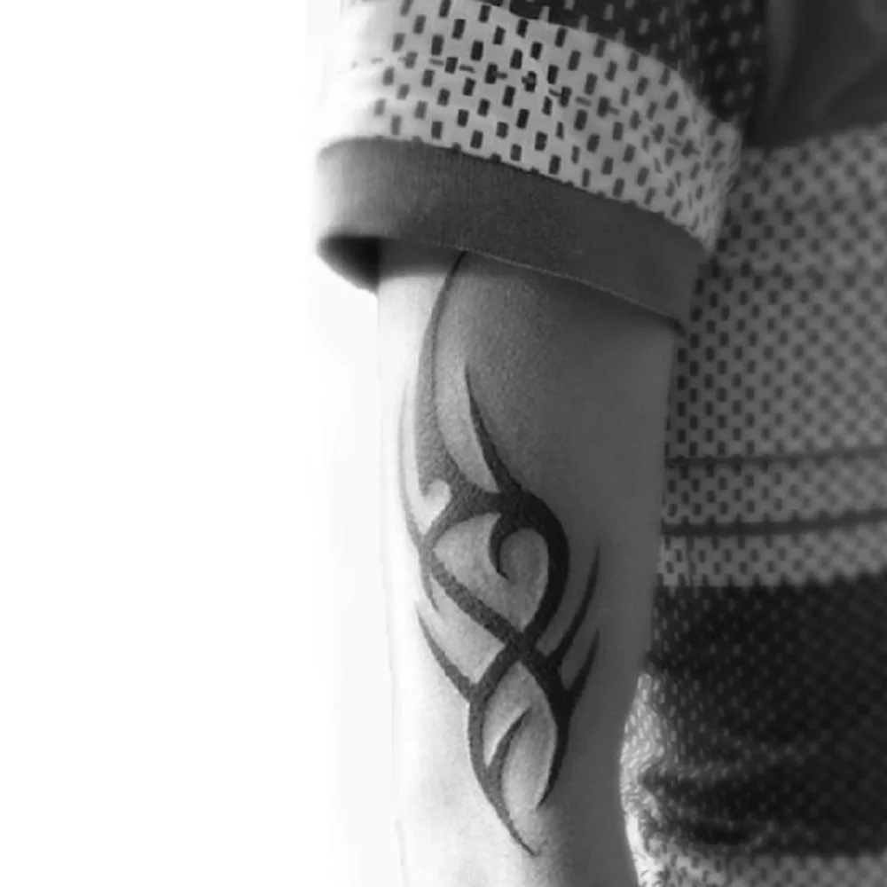 

Стильный 3D Мужской наполовину рукав Руки Временные тотемные татуировки наклейки боди-арт тату для мальчиков Красота Инструменты Новые