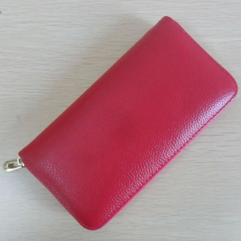 Кошелек западный благоприятный для женщин длинные бумажники из воловьей кожи на