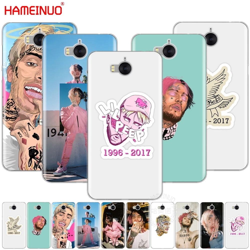 HAMEINUO lil peep чехол для сотового телефона huawei honor 3C 4X 4C 5C 5X 6 7 Y3 Y6 Y5 2 II Y560 Y7 2017|Бамперы| |