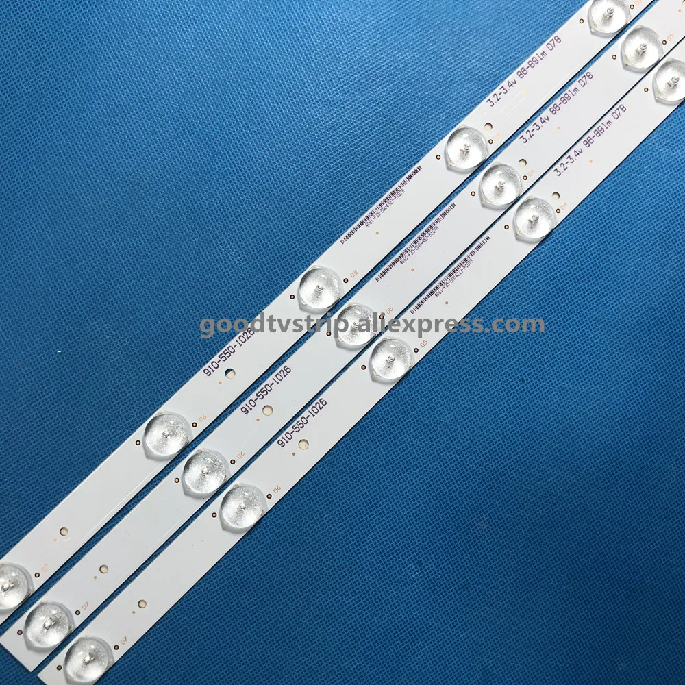 1 комплект = 3 шт. IC-A-HWBF28D257 светодиодная подсветка A1B6 9-4 0 v 74-761 B6 5-3 7 V 72-741 м 530 мм |