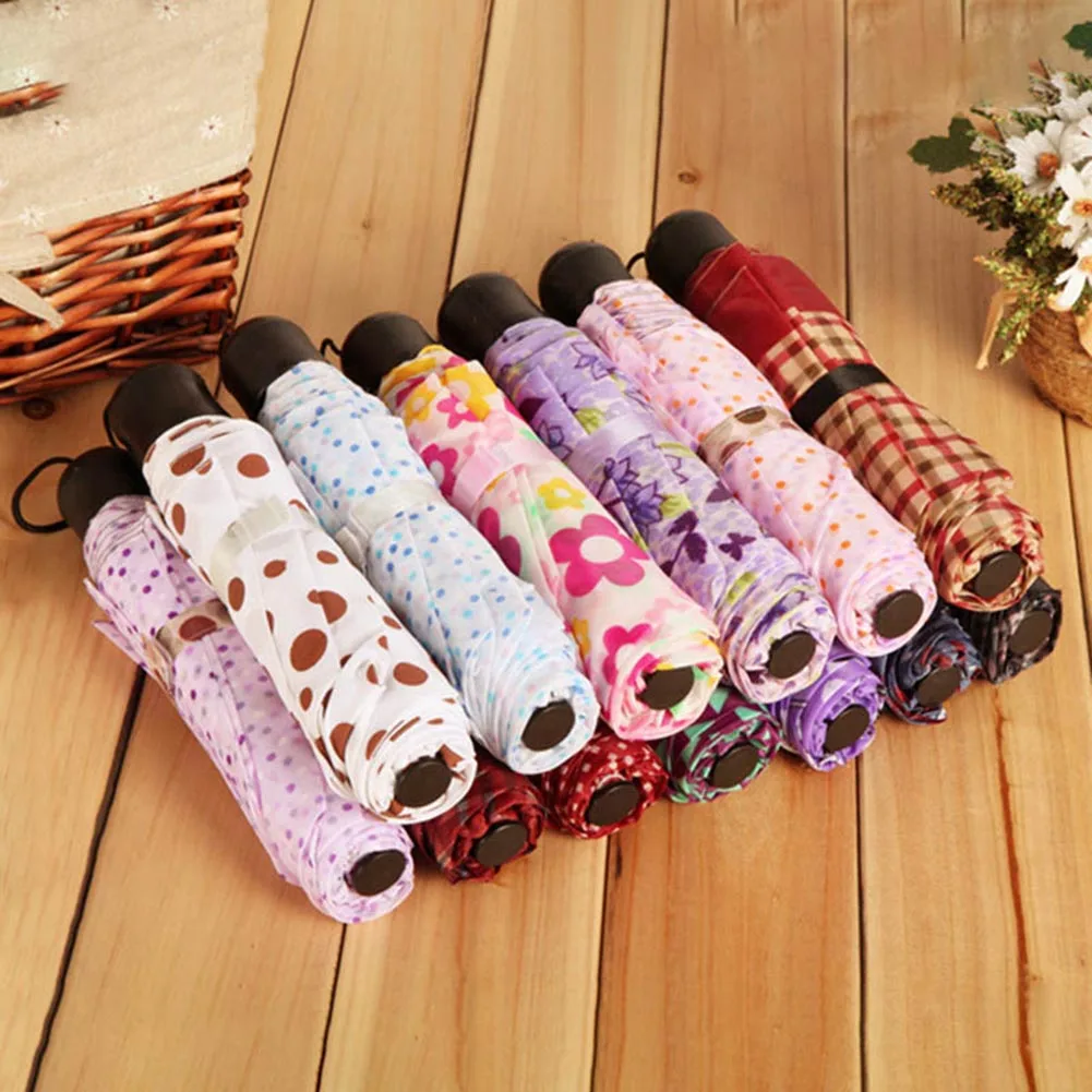 Новинка 2019 1 шт. складной зонт от дождя ветрозащитный Портативный с короткой