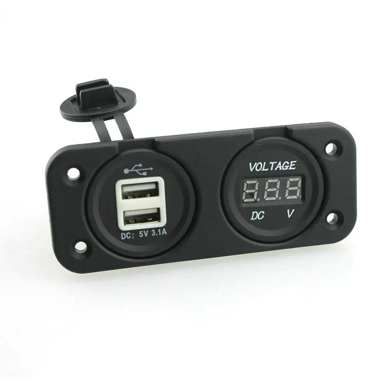 Вольтметр для мотоцикла автомобиля лодки|voltmeter socket|lighter socketsocket for car |