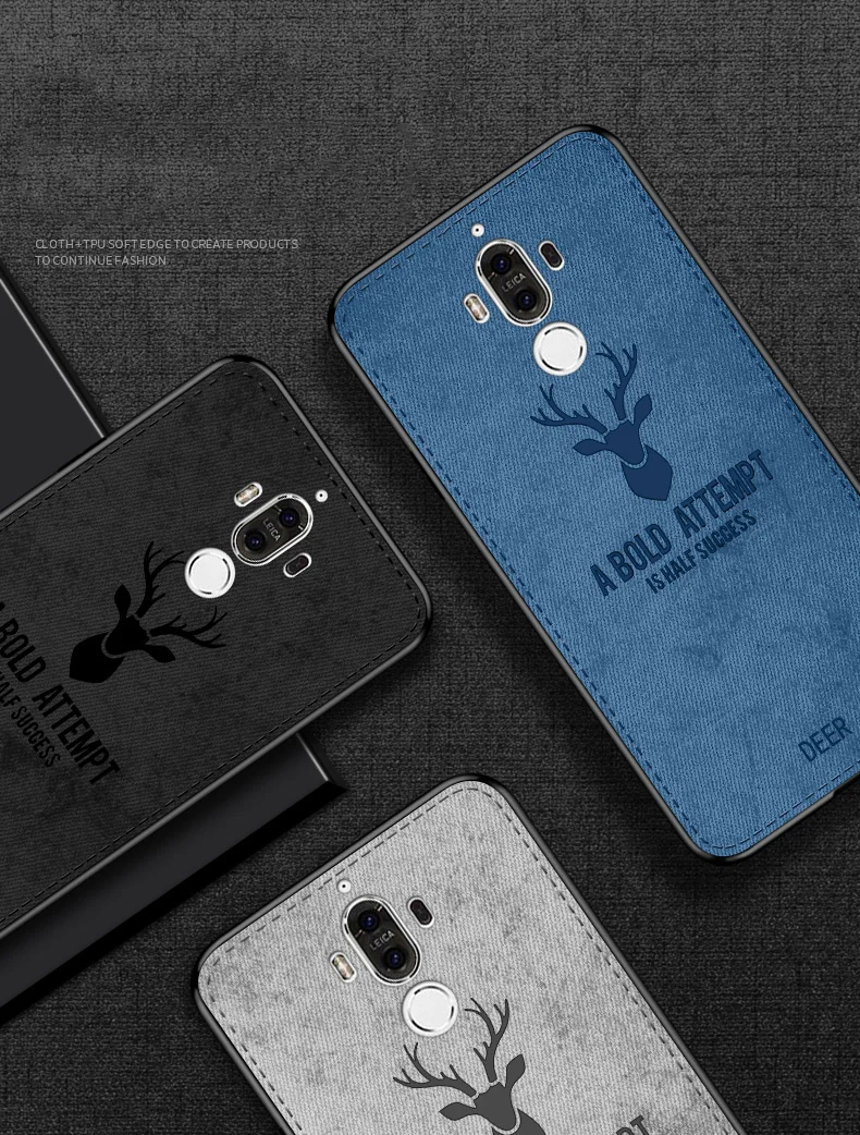 Чехол для Huawei Mate 9 тканевый чехол с рисунком mate9 задняя панель силиконовый мягкий