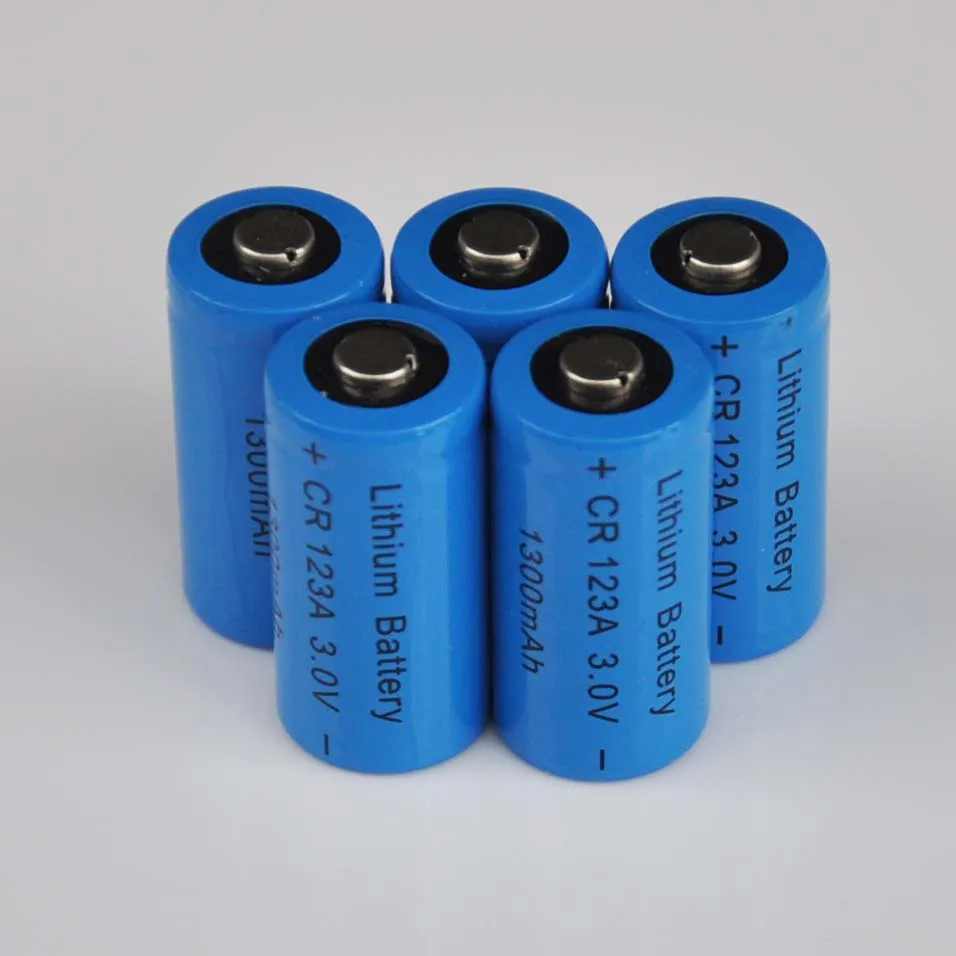5 шт. 3 в LiMnO2 литиевая батарея CR123A CR 123A cell 1300mah CR123 CR17335 CR17345 16340 2/3A сухая Первичная для