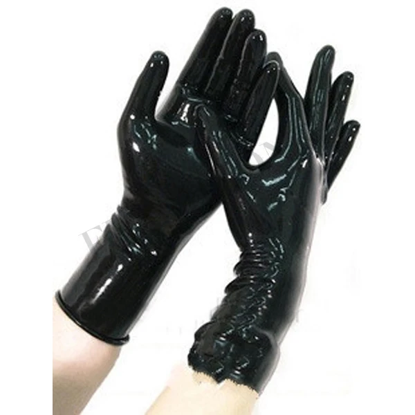 Бесплатная доставка ~ тонкие черные латексные перчатки|gloves suede|gloves blackglove size |