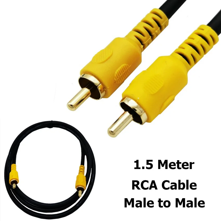 1 5 метра Премиум RCA цифровой коаксиальный аудио-видео кабель сабвуфер шнур