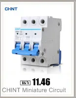 CHINT миниатюрный автоматический выключатель защита от перегрузки TaiChi NB6-63 1P серия Бытовой Воздушный выключатель 10A 16A 20A 25A 32A 40A 50A 63A