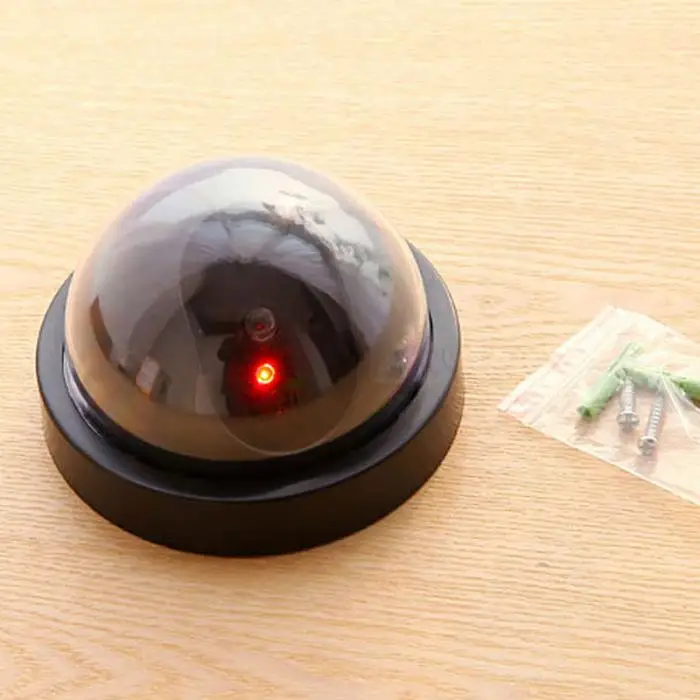 Горячая имитация камеры безопасности поддельные Dome Dummy камера с вспышкой светодиодный светильник