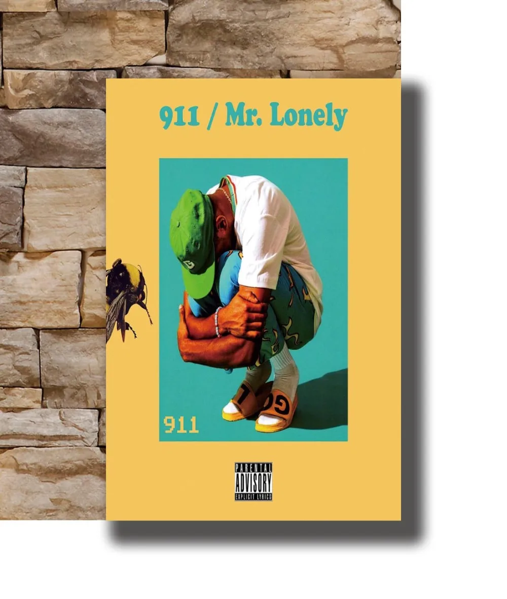 Art Poster New Tyler The Creator Odd Future Custom Light Canvas Wall 14x21 20x30 24x36In N1435 | Дом и сад