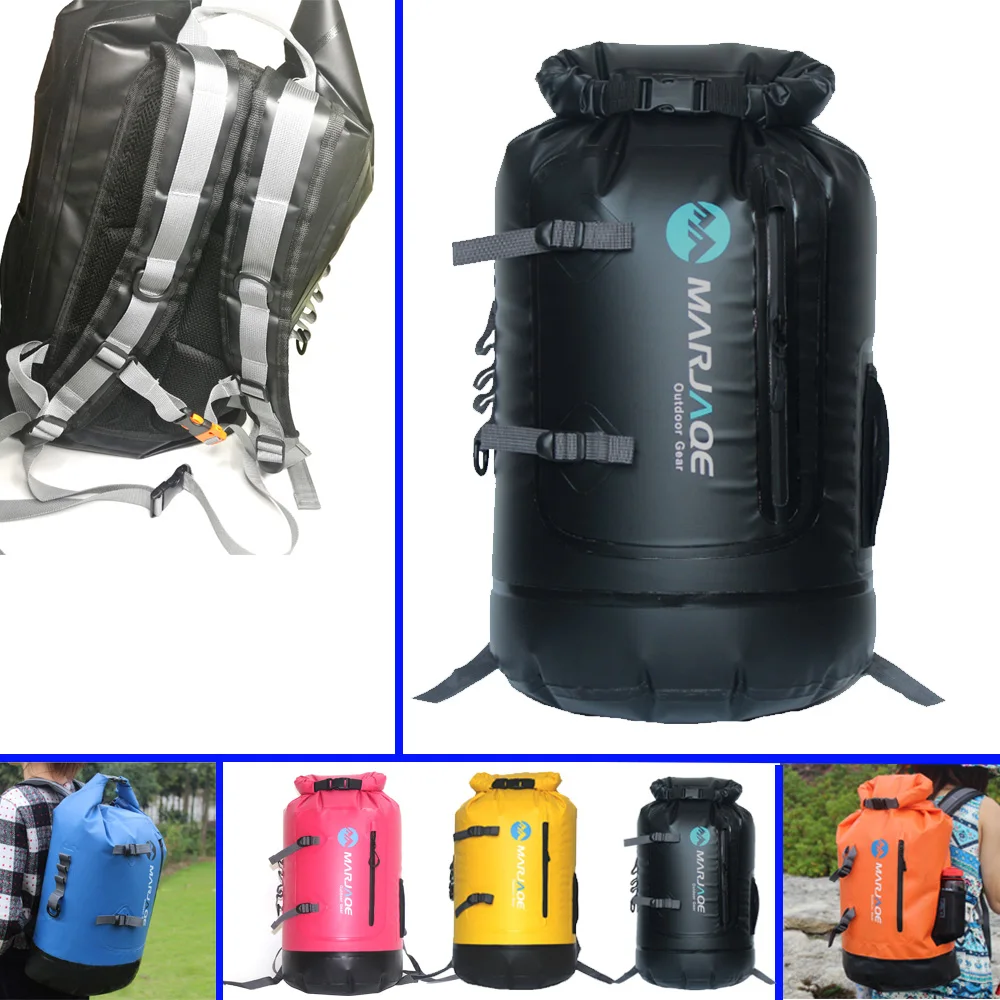 30L Водонепроницаемая сухая сумка, сверхмощный рюкзак с закрывающейся крышкой для каякинга, рыбалки, пешего туризма, рафтинга, кемпинга, плавания, дрейфующих