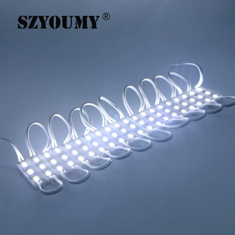 SZYOUMY 5630 3 светодиодных модуля освещения Строки 39x10 мм для знака DC12V