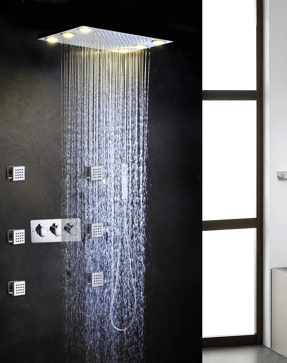 Набор смесителей для душа ванной комнаты простая установка 100 В ~ 240 переменного