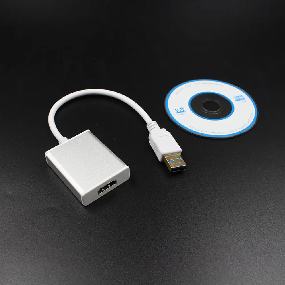 USB 3 0 к HDMI HD 1080 P видеокабель адаптер конвертер для портативных ПК ТВ pvc OTG кабель 5 13|
