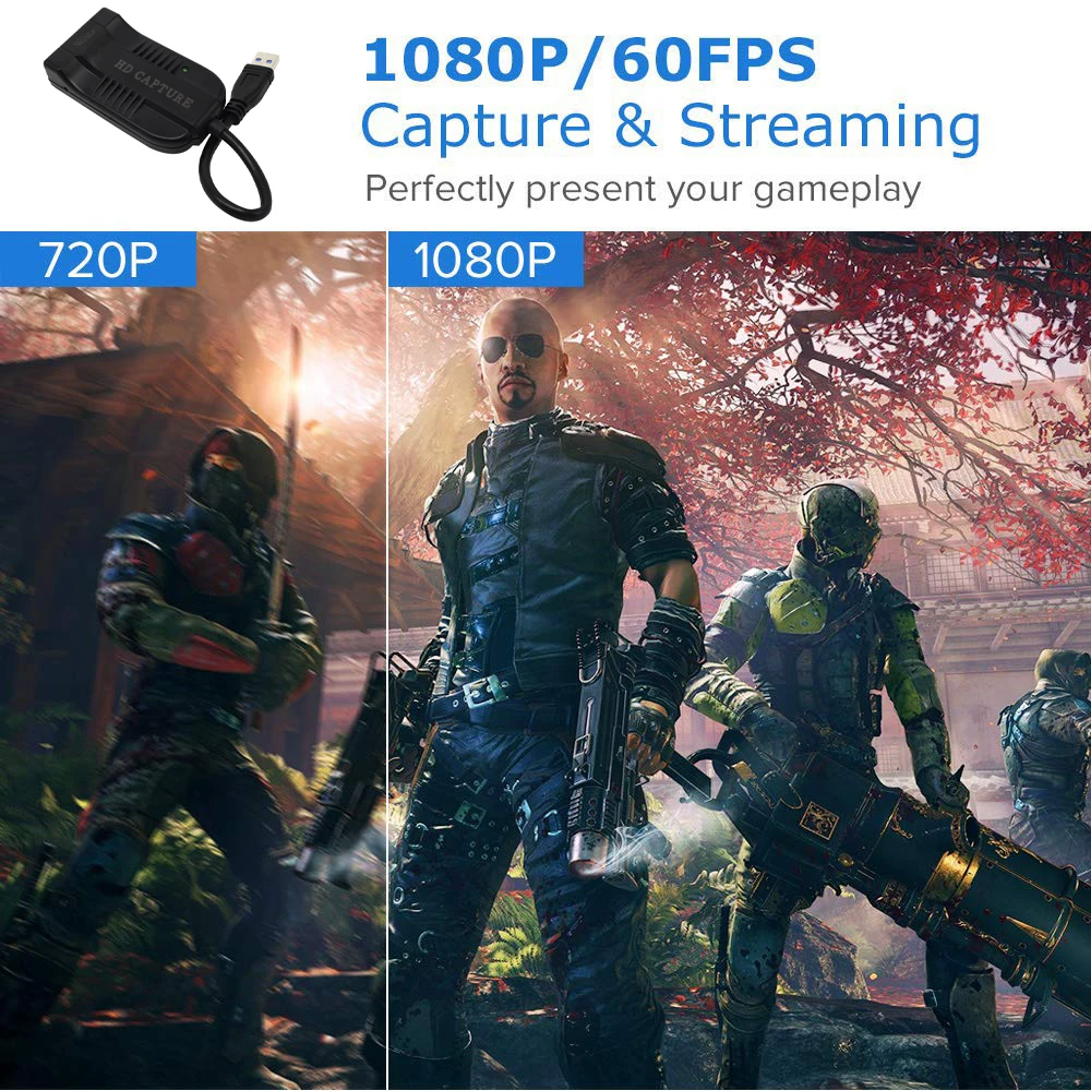 Wiistar HDMI к USB 3 0 видео захвата Dongle 1080P 60FPS Видео Аудио захватывающая игра рекордер