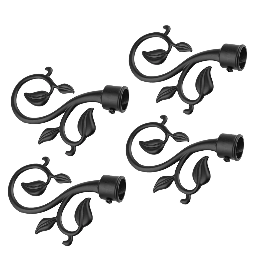 4 шт. декоративные драпировочные стержни/наконечники для штор наконечники наборы