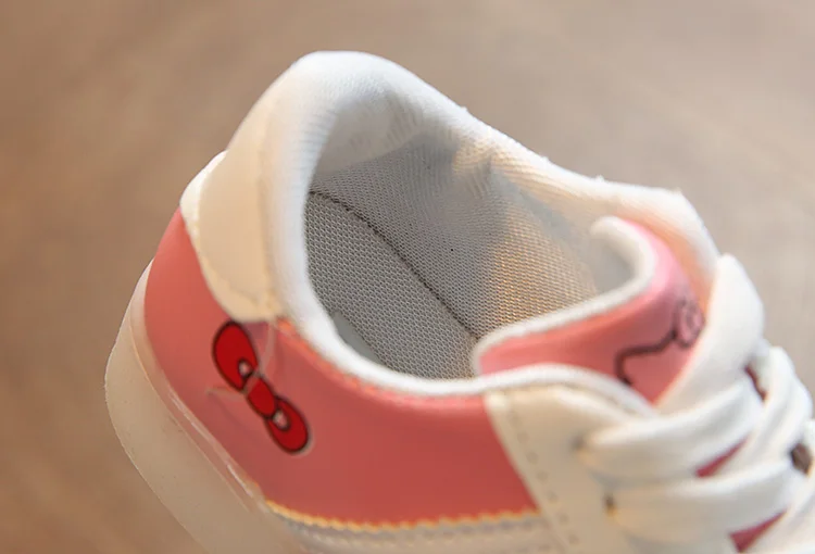 1-2-3 Years Baby Kids Shoes With Light LED Girls Sneakers Spring Autumn Sport Cartoon Glowing Casual Running | Детская одежда и