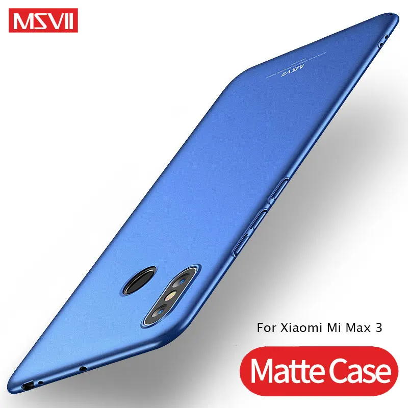 Cover For Xiaomi Mi Max 2 3 Case MSVII Ultra Slim Matte Xiami Xiomi Max2 Max3 Hard Back |