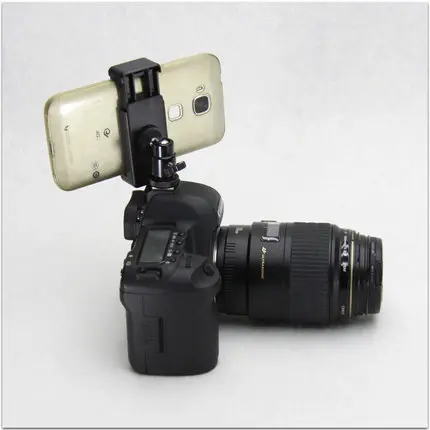 Mini Tripod Ball Head Ballhead with Hot Shoe Adapter to 1/4 Screw Mount for Canon Nikon DSLR Camera LED Video Fill Light gopro 3 |