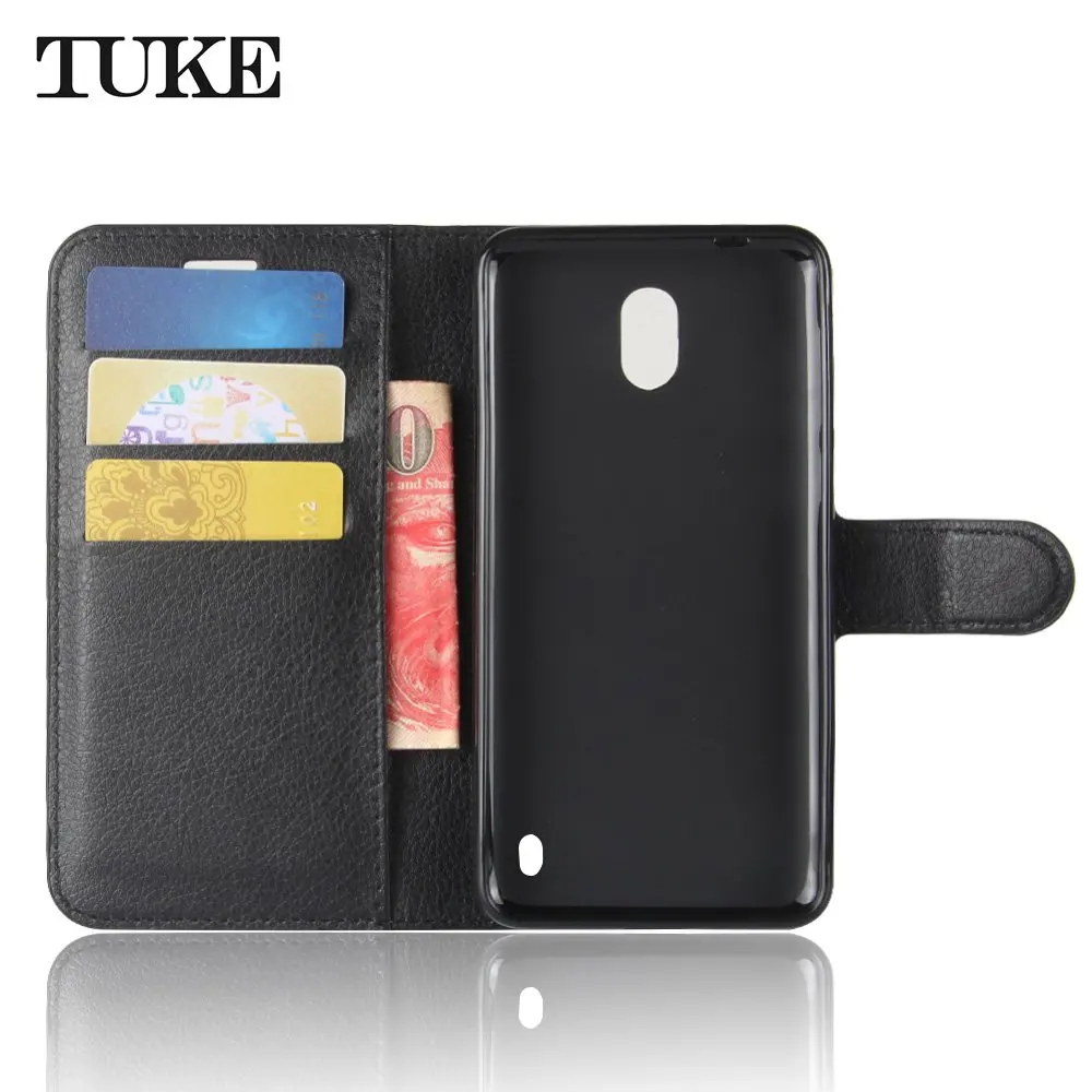 TUKE для Nokia 2 чехол для Nokia 1 9 7 Plus 6 кожаный флип-чехол для Nokia 2 Dual Sim TA-1029 силиконовый чехол