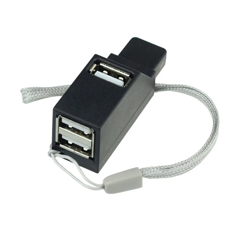 CARPRIE Новый 3 портовый высокоскоростной мини концентратор USB 2 0 для ноутбука ПК
