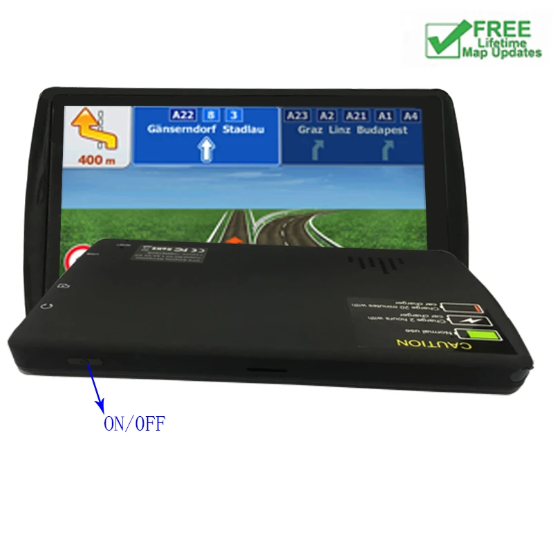 5 дюймовый GPS навигатор с высоким разрешением FM Bluetooth 2019 БМ + 8G Navitel новейшая