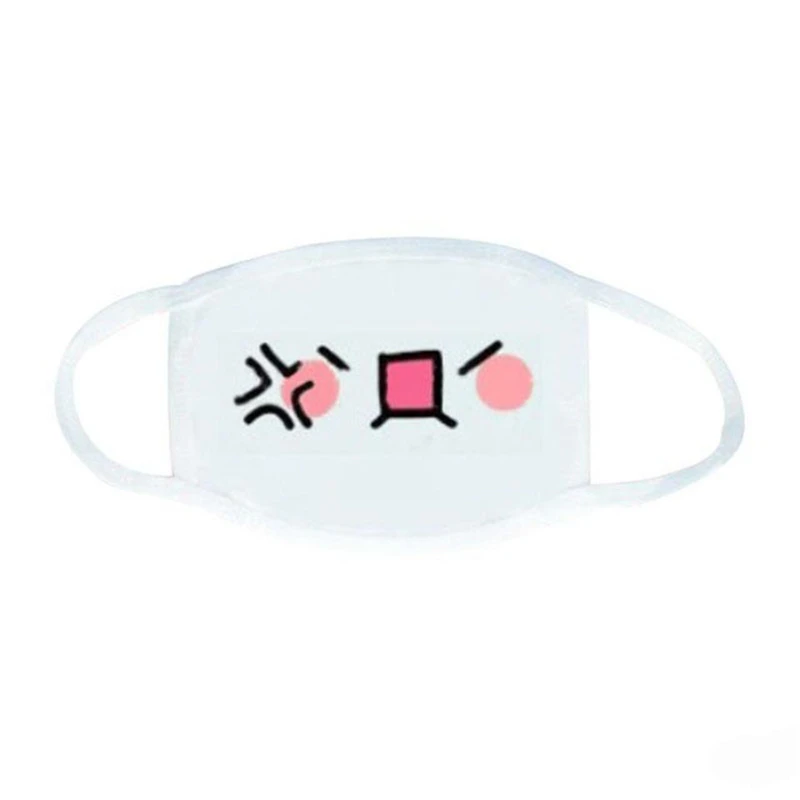 Fashion Expression Mouth Mask Anime Cotton Mouth Mask Unisex Mask Mouth-muffle Dustproof Respirator Cute Anti-Dust Mouth Covers