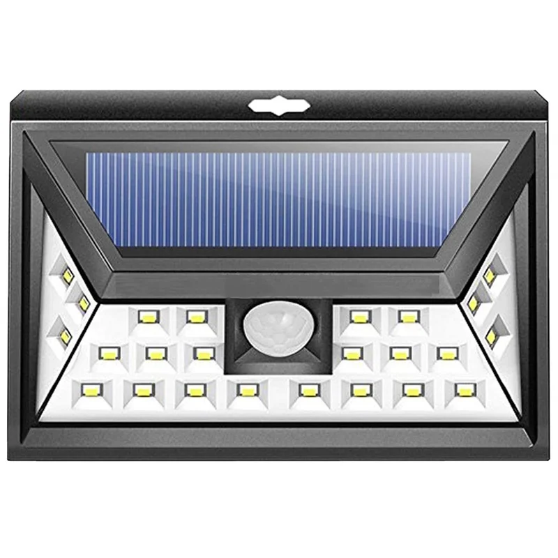 Новая солнечная лампа 24 LED IP65 водонепроницаемая садовая Солнечная Led пара