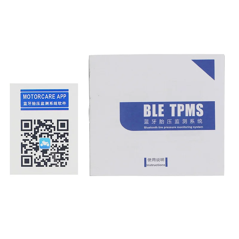 TPMS мотоцикл Bluetooth контроль давления в шинах 2 внешние датчики с системой
