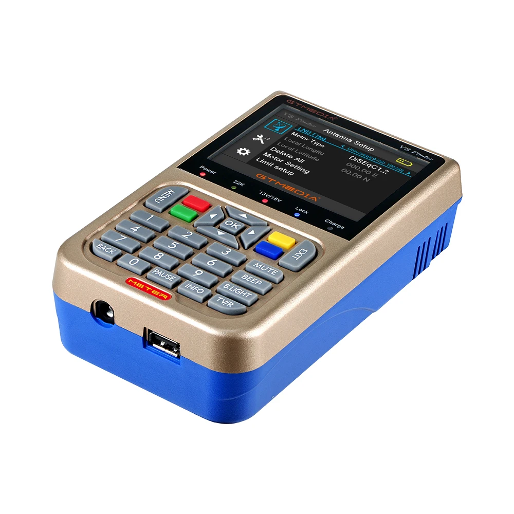 GTMEDIA V8 Finder цифровой спутниковый искатель HD DVB S2 высокой четкости 3 5 &quotЖК MPEG 2 4