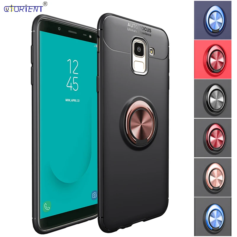 Car Magnetic Hybrid Armor Case for Samsung Galaxy J6 2018 J600 Ring SM-J600F SM-J600F/DS SM-J600FN SM-J600FN/DS Phone Cover | Мобильные