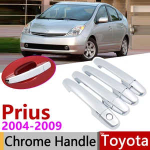 Для Toyota Prius XW20 Touring 2004  2009, хромированная крышка внешней дверной ручки, автомобильные аксессуары, наклейки, набор отделки 2005 2006 2007