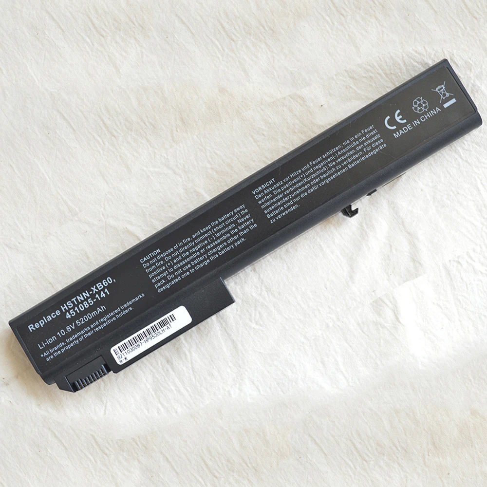 Аккумулятор для ноутбука HP EliteBook 8530p 8530w 8540p 8540w 8730p 8730w 8740w ProBook 6545b HSTNN OB60 AV08XL