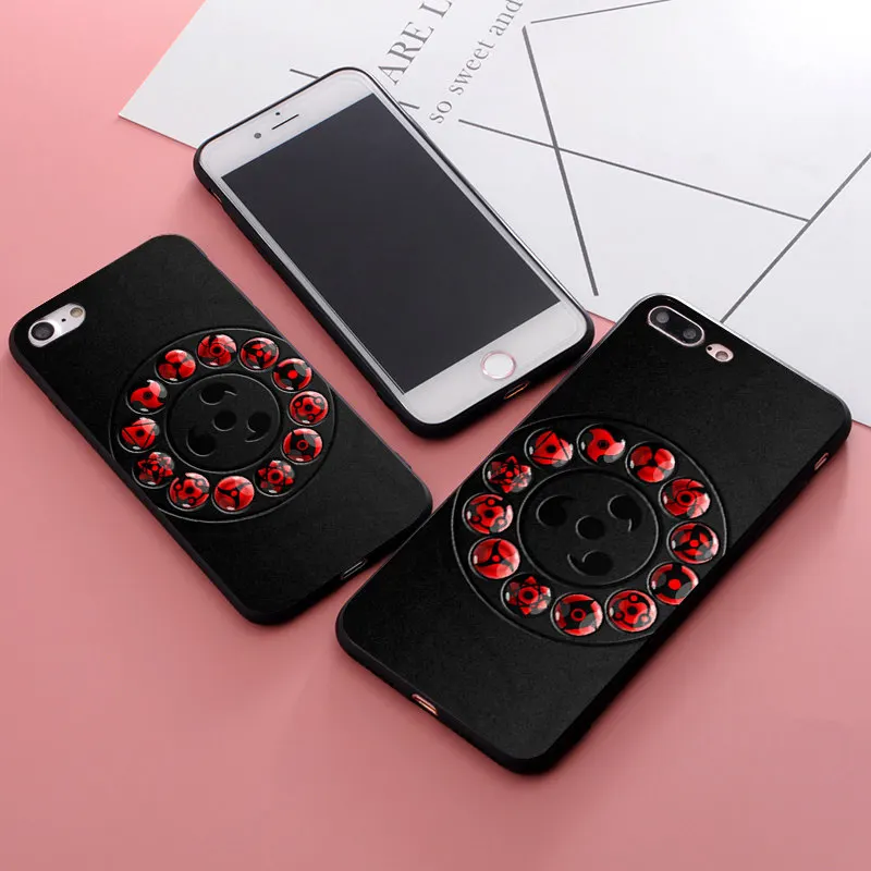 Чехол для iPhone 8 из аниме атака на Титанов чехол Naruto мягкий силиконовый телефона X 6