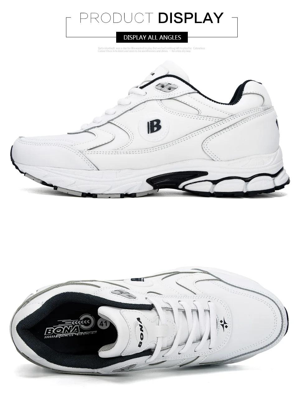 BONA, стиль, мужские кроссовки, дышащие, zapatillas hombre Deportiva, высокое качество, мужская обувь, трендовые кроссовки