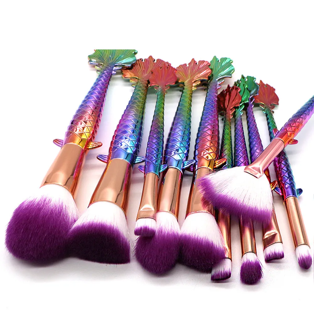10 шт. Русалка Make Up основа тени для век макияж расчёски волос подводка глаз