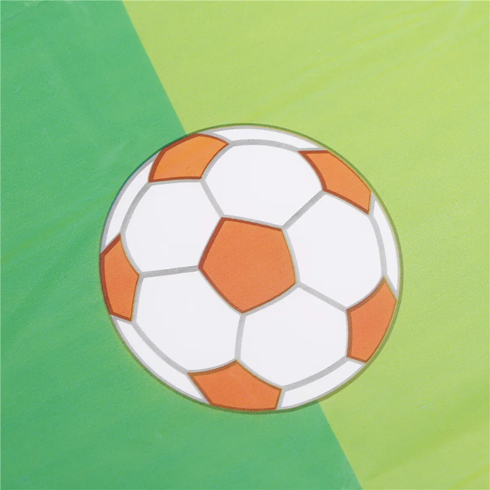 Одноразовая Пластиковая скатерть для футбола Спортивная водонепроницаемая