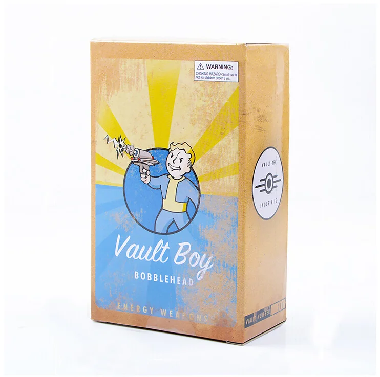 Energy weapons box 13 см Gaming Heads Fallout 4 vavle Boy TOY Bobbleheads Серия 1 фигурка животного Коллекционная модель игрушки brinquedos куклы - Цвет: Energy weapons box
