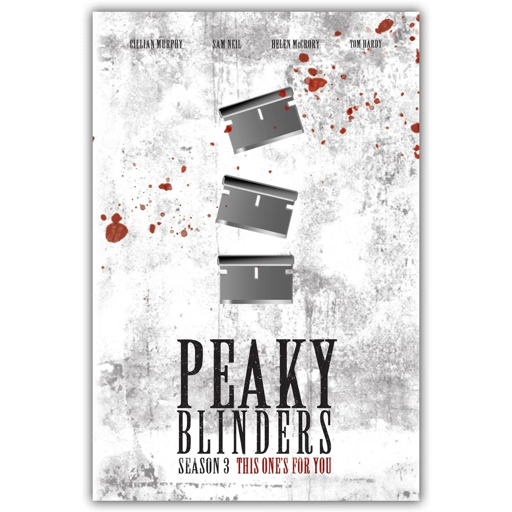 2 Peaky Blinders Кино ТВ стены Искусство Настенный декор шелковые принты художественные плакаты, постеры для гостиной без рамки - Цвет: 2