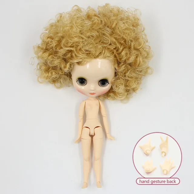 Кукла middie blyth, 20 см, Обнаженная кукла для тела, с белой кожей, разные пластины для лица, цветные волосы и руки, как подарок - Цвет: 22
