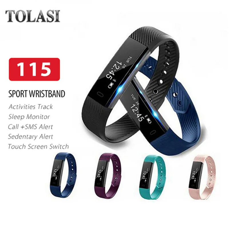 TOLASI 2018 Новый Фитнес часы Шагомер Браслет умный Smartwatch Hembeer счетчик шагов для