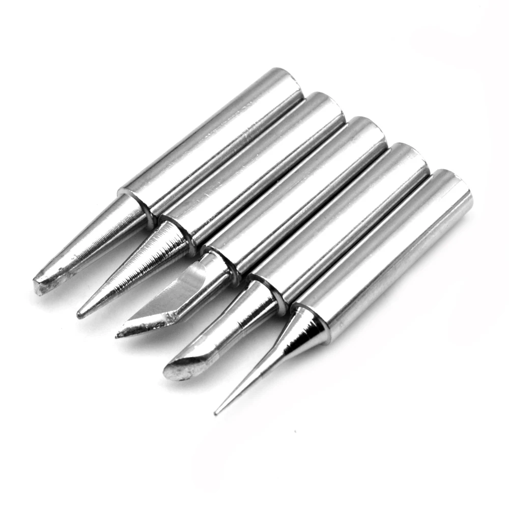Паяльник с регулируемой температурой и 5 наконечниками 220 В 60 Вт|iron eu plug|soldering iron