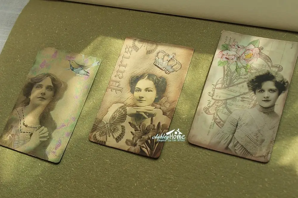 Набор из 3 сувениров в стиле ретро красивая французская дама туристический