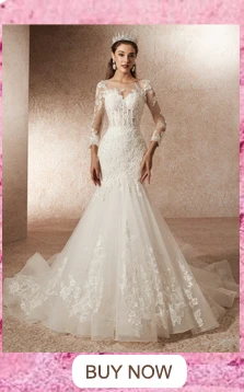 Lover Kiss Vestido De Noiva с длинным рукавом Тюль Свадебное платье невесты Пышное Бальное платье принцессы для свадеб abiti sposa robe mariage