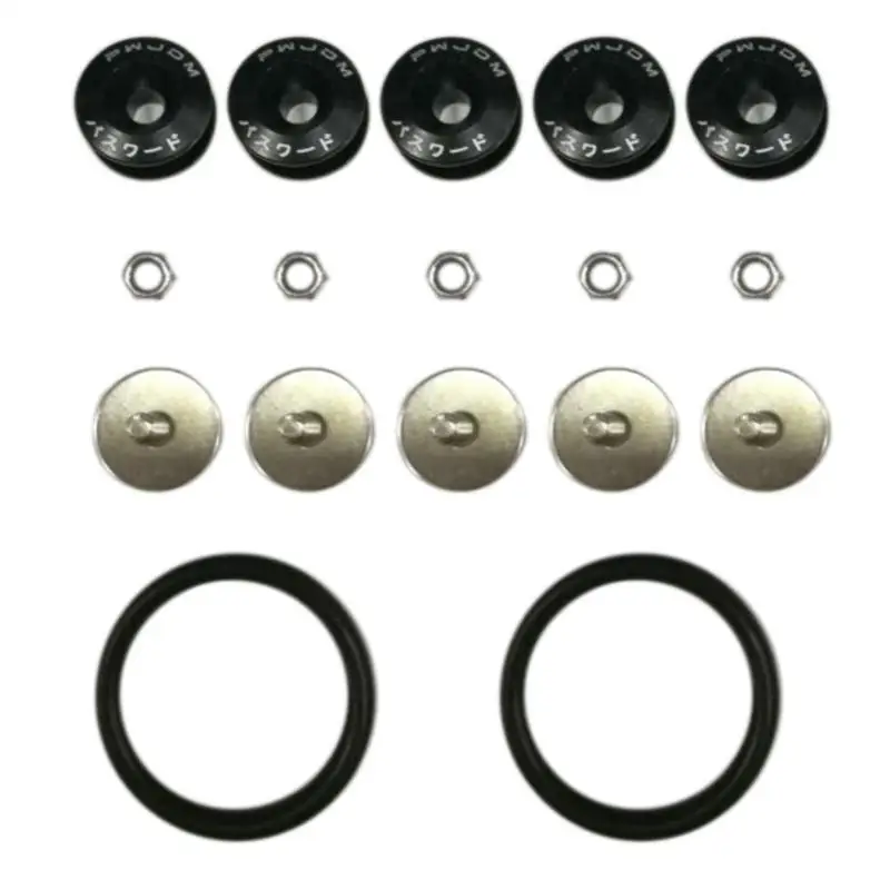 JDM автомобильный Передний Задний бампер лючок крепежная Пряжка гайки Болты